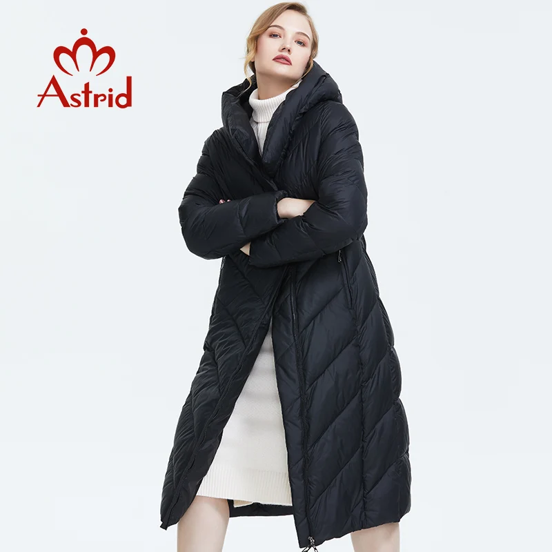 Astrid 2019 Зима новое поступление пуховик для женщин с капюшоном свободная одежда