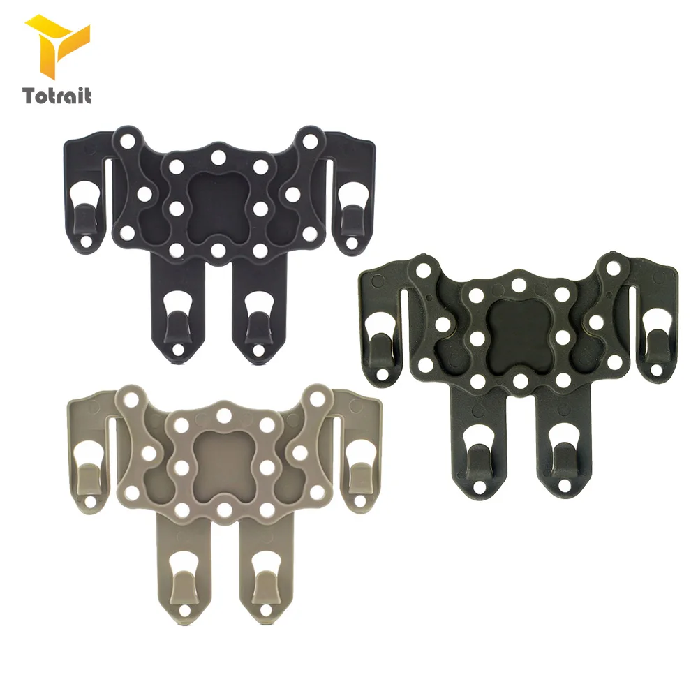 

TOtrait CQC Strike Clip Adapter Platform Ambidextrous Holster Combat Case Mount Hunting Holster Adapter Tactical Gun Accessories