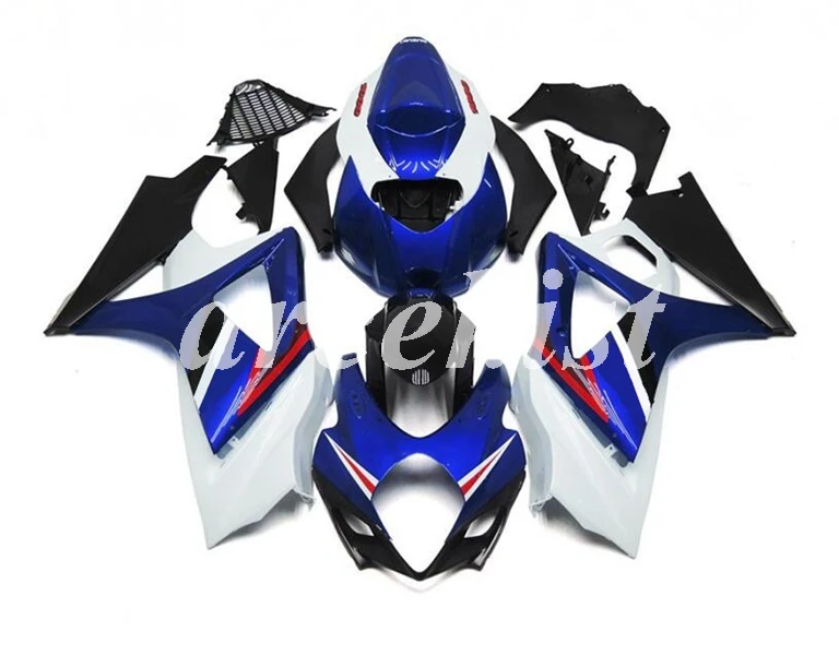 ABS мотоцикл Полный обтекатели комплект подходит для SUZUKI GSX-R1000 GSXR1000 2007 2008 07 08 K7 набор кузова синий