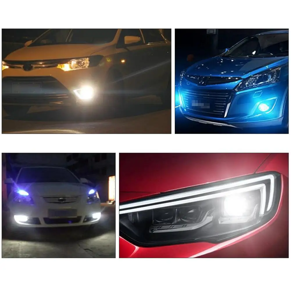 2 шт. H7 светодиодный светильник супер яркий 12 3030SMD Автомобильные противотуманные фары 12 В 24 Вт белый Вождение бег светодиодный H7 лампы для авто