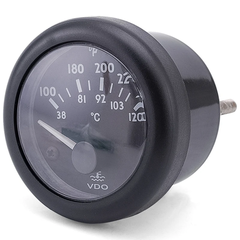 

VDO Water Temperature Gauge Electromagnetic Water Temperature Gauge 38-120C/100-250F