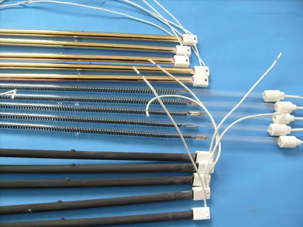 

twin tube quartz heater lamp for pcb soldering system