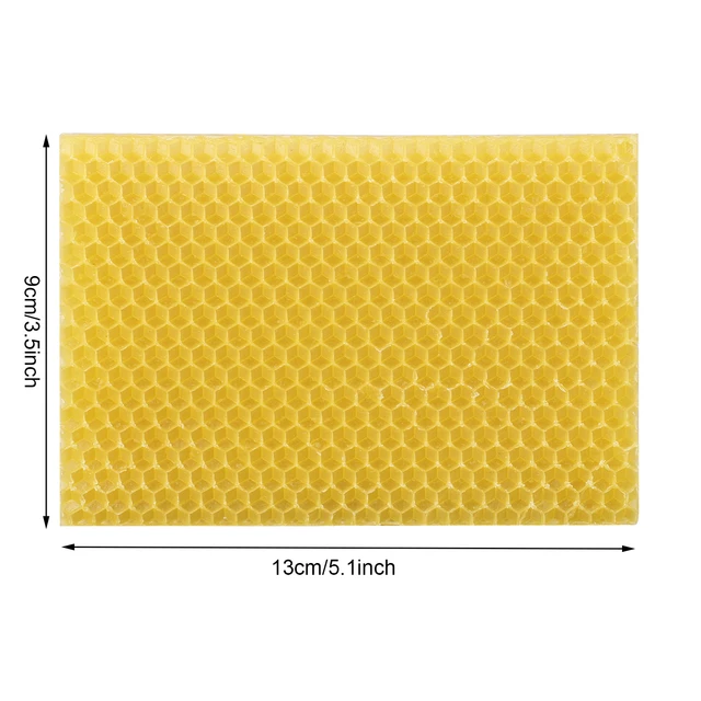 10 db 13*9 Cm Méhviasz Alapítvány Méh Fésű Mézes Keret Szerszámok Méhészeti Berendezés Kaptár Viasz Alaplapok Anyag Fészek - Image 6