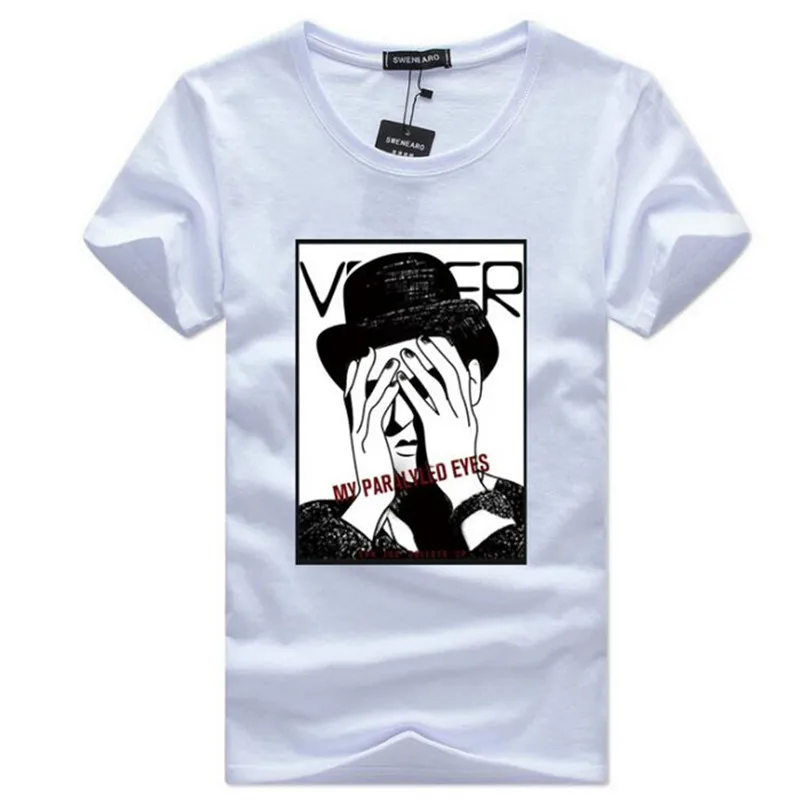 Собственный дизайн брендовая картинка на заказ Мужская хлопковая футболка