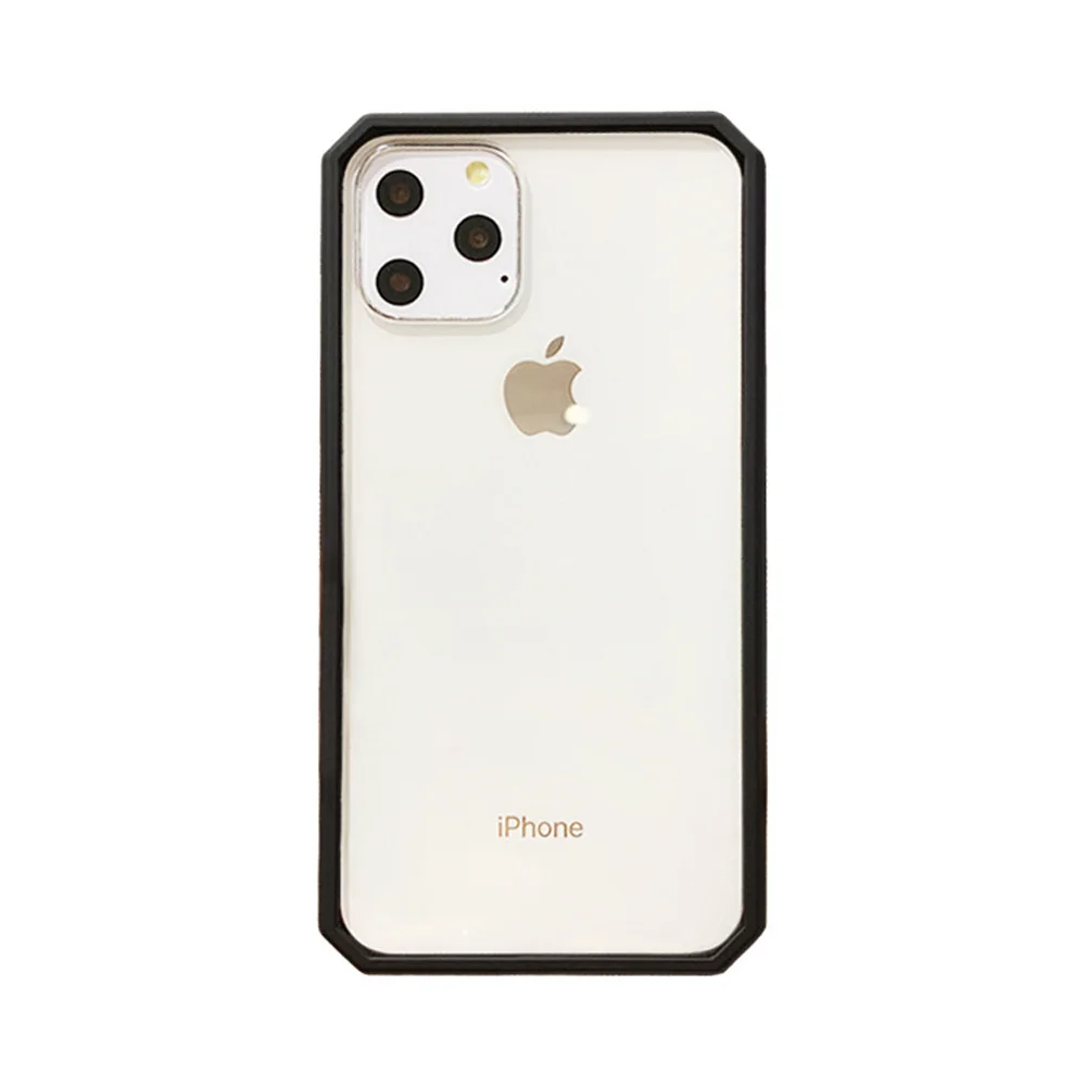 Роскошный прозрачный однотонный акриловый чехол для телефона для iphone6 6s 7 8 plus x xs xr xsmax 11 pro max Чехол для мобильного телефона