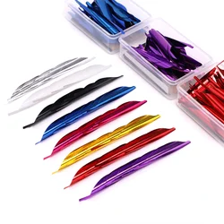 50Pcs 1box 1.8Inch Spin Wings Vanes Spiral Fletches Archery Arrow DIY Tools Outdoor Shooting Training Accessories