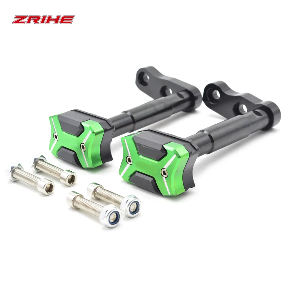 

With Z250 logo Motorcycle cnc aluminum frame Crash Pads Engine Case Sliders Protector For Kawasaki Z250SL 2016