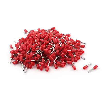 

320 Pieces E7508 20AWG Tube Insulation Pin Terminal Cable Connector Red