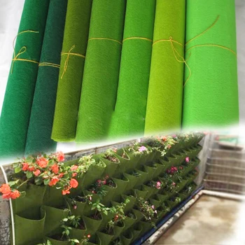 

Green 3mm Needlework felt handmade diy Crafts sewing Handicraft Planting bag Material Hard 90cm by Yard