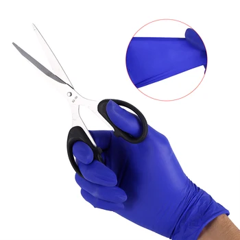 

100 pcs Nitrile Latex Disposable Gloves for Kitchen Medical Garden Household Cleaning Rubber Dish Washing Scrubbing Gloves