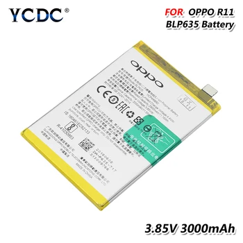 

3.85V BLP635 Phone Battery For OPPO R11 Mobile Phone Genuine 3000mAh 82.1x58.7x3.8mm Original Li-ion BLP 635 Cellphone Battery