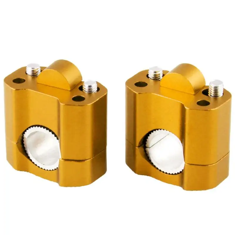 Мотоцикл CNC алюминиевый руль ручка бар хомуты для руля для грязи велосипед ямы простой дизайн и удобная замена