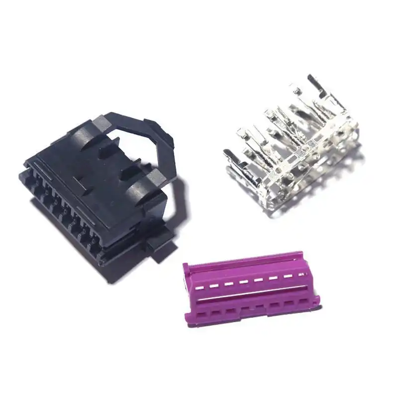 Conector Hembra para Herramienta de diagn/óstico OBD2 o Cable 10 Unidades LoongGate OBD II 16 Pines, Adaptador de Enchufe de Cable