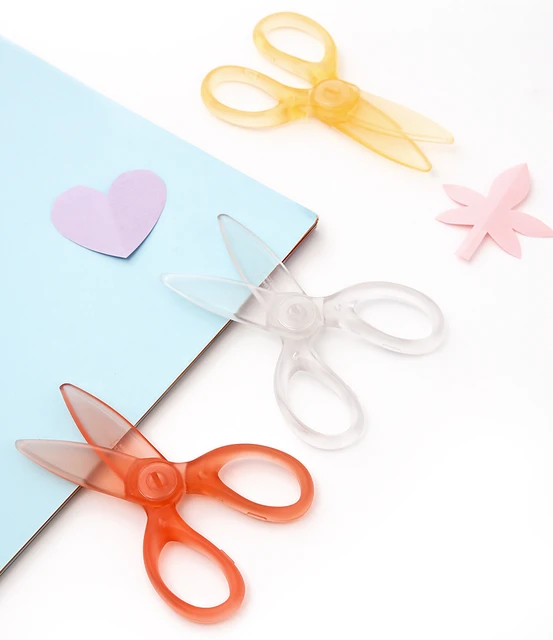 Kokuyo Pastel Cookie Color Scissor Safe For Kids Children Diy Transparent  Resin Scissors Cutter Stationery Office School F563 - Scissors - AliExpress