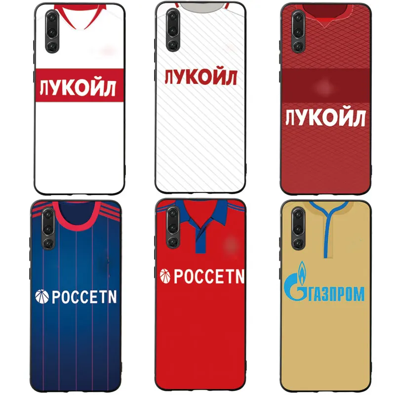 

Spartak Moscow Jersey Style Phone Case Cover For Huawei P Smart P10 P20 P30 Lite 2019 Honor 8X 9X Mate 10 20X 30 lite pro Case