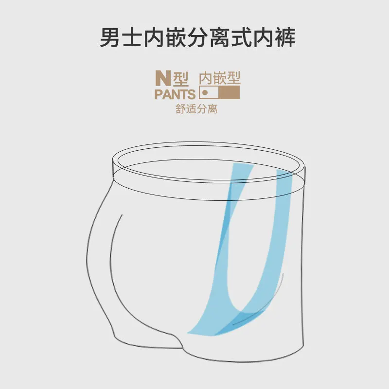Мужское нижнее белье для здоровья U образные выпуклые трусы боксеры с защитой от