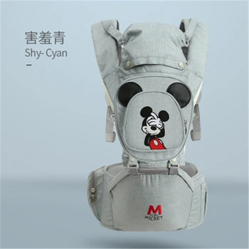 

Disney Mickey Minnie Ergonomic Baby Carrier Infant Kid Baby Hipseat Sling Front Facing Kangaroo Baby Wrap Carrier Baby Travel