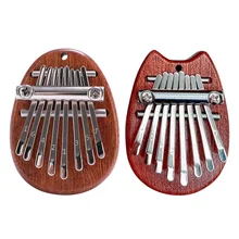 

8 Key Finger Thumb Piano Kalimba Marimba Portable Musical Instrument Toy Kids Gift High Quality Wood