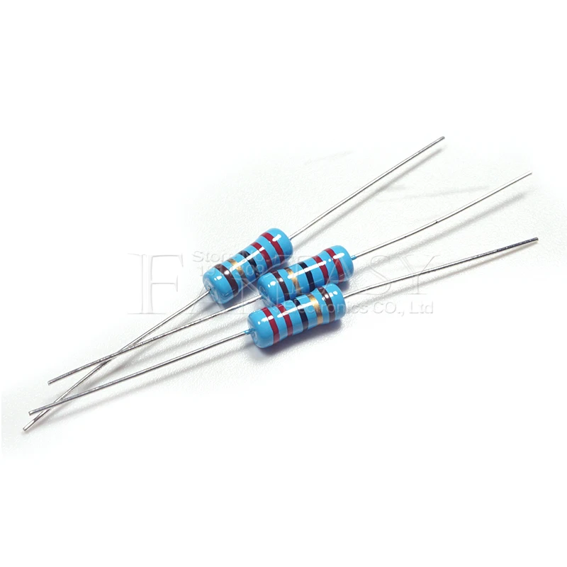 Metal film resistor 20pcs 1W 1% 1R ~ 1M 2R 10R 22R 47R 100R 330R 1K 4.7K 10K 22K 47K 100K 330K 470K 1 2 10 22 47 100 330 ohm