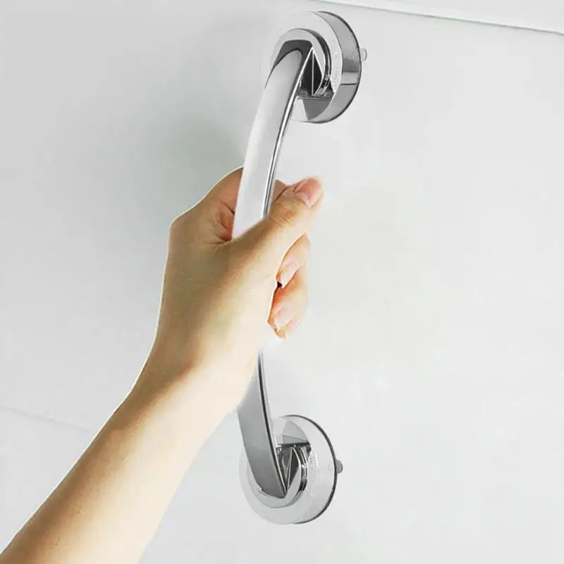 

Vacuum Sucker Suction Cup Handrail Grip Bathroom Safety Helping Handle Kids Elder Grab Bar Anti Slip for Glass Door Bathroo