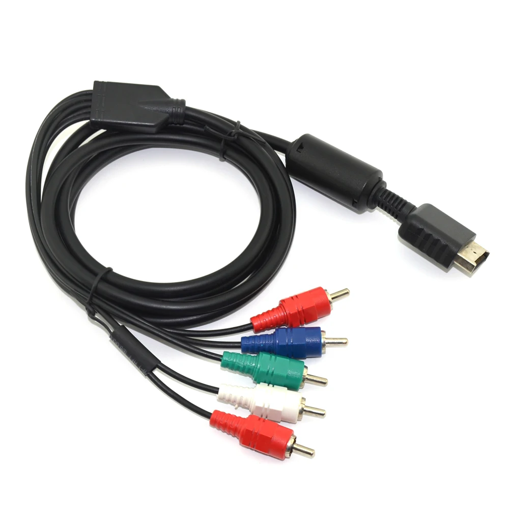  10 pcs Componente 5RCA cavo AV Audio Video HD TV Via Cavo Per Playstion 2 Per PS2 per PS3 Controlle