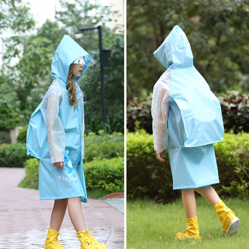 Waterproof Raincoat For Kids Hooded Raincoats Rain Poncho Jacket Coat For Kids Raincoats For