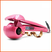 Автоматическая волна волос спиральные бигуди щипцы для завивки Электрический ролик Bigodini a Spirale Быстрый стайлер для волос инструмент машина с ЖК-дисплеем