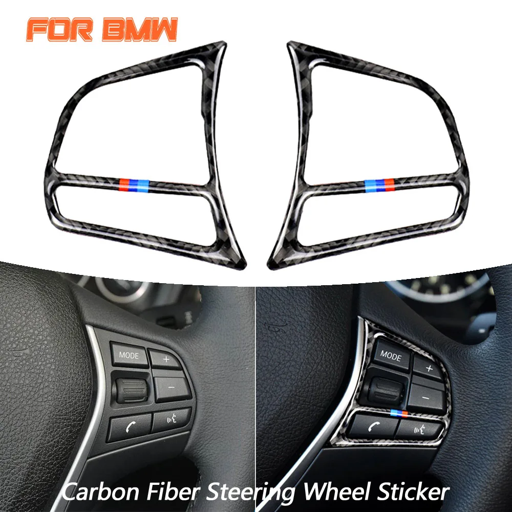 Наклейка на руль для BMW 1/2/3/4 серии 3GT F20 F21 F30 F32 F34 1 пара автомобильные аксессуары