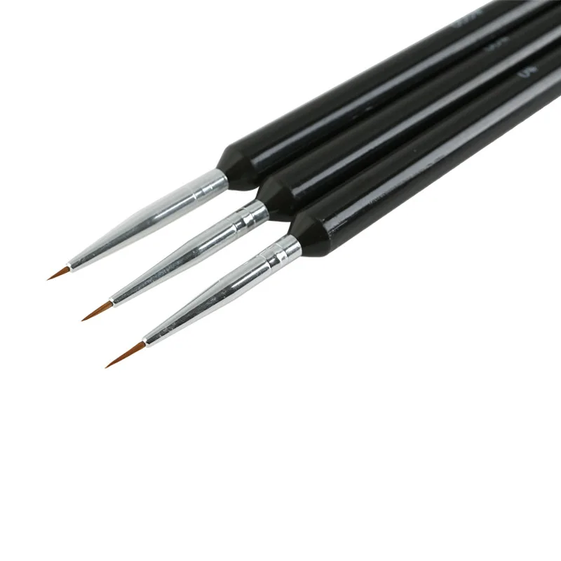 3pc Painting Brush Прозрачный Гель-лак для ногтей с цветущим цветком, сделай сам, волшебный цветок, эффект цветения, Гель-лак, впитывающий УФ-лак для ногтей - Цвет: 3pc Painting Brush