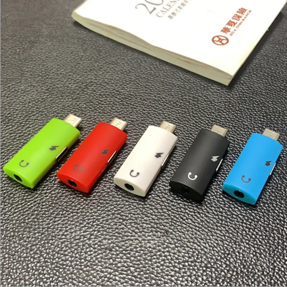 100pcs 2 in 1 Type c Audio Aux Earphone Charge Converter USB C to 3 5 mm Headphone Jack Adapter
