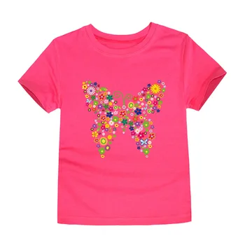 Girl's Cotton Butterfly Tee 7