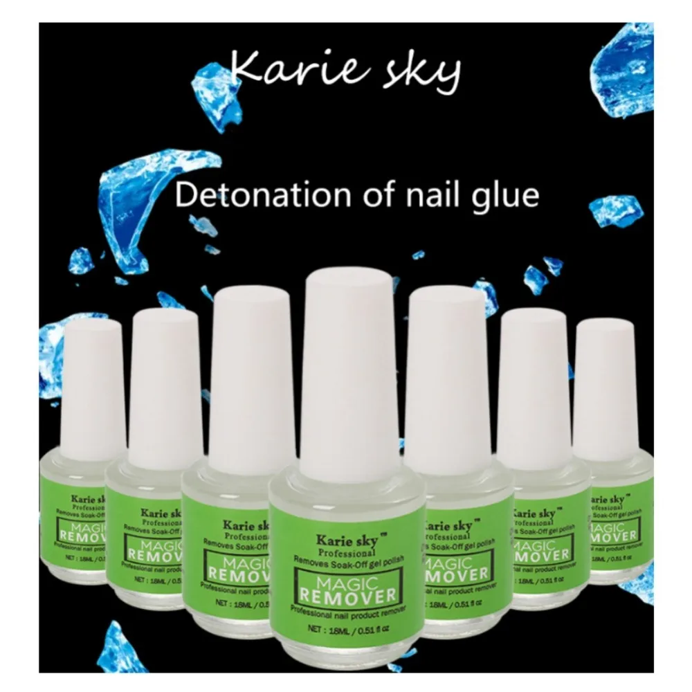 3min Fast Soak Off Magic Nail Burst Gel Nail Polish Remover Gel UV LED Health Rhinestones Nail Design Cleaner Maquiagem 18ml