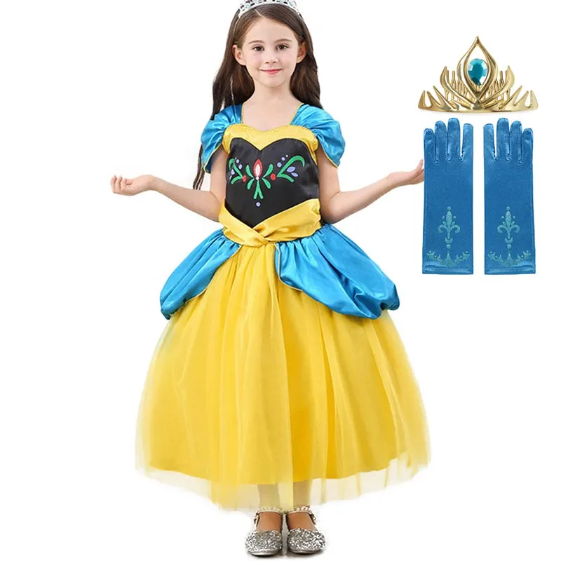 elsa and anna coronation dresses