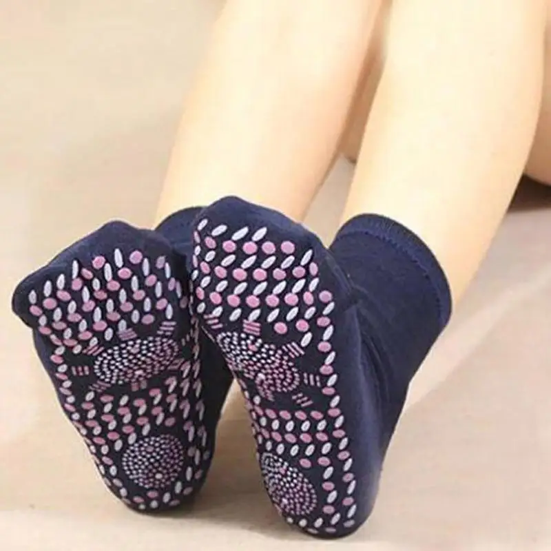 1pair Selfheating Physiotherapy Socks Tourmaline Therapy Foot