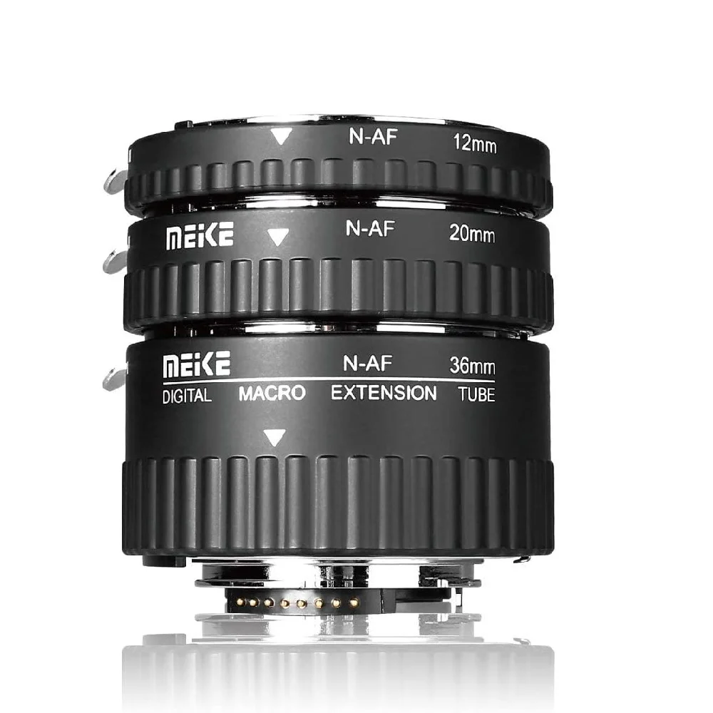 Металлическая удлиняющая трубка Meike AF для Nikon D7100 D7000 D5100 D5300 D3100 D800 D750 D600 D90 D80 DSLR