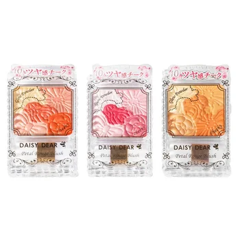 

Natural Blusher Face Blush Makeup Palette Petal Matte Blusher Highlighter Powder Contour Cheek Rouge Easy to Wear Make Up