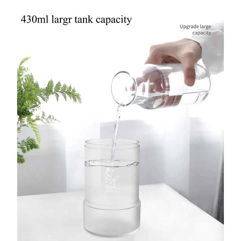 

Double Nozzle USB Air Humidifier 430ML Mist Maker Fogger with Night Light A0NC