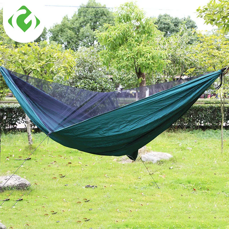 Twoperson Portable Outdoor Camping Hammock With Mosquito Net High