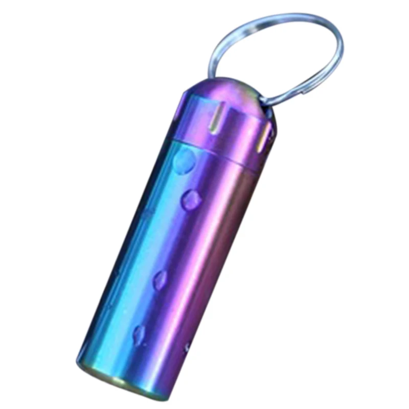 

Sealed Bottle Portable Outdoor Medicine Bottle Stainless Steel Mini Waterproof Warehouse 304 Waterproof Sealed Bottle Elderly Re