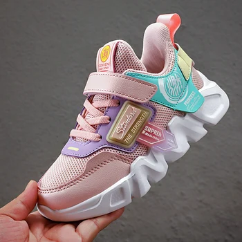 

2020 Hot Children Boy Sport Shoes Breathable Outdoor Kids Sneakers 2020 Spring/Autumn Children Shoes Non-Slip Running Shoe Girls