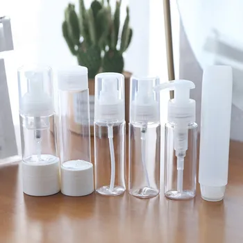 

8pcs/set Hand Sanitizer Disinfectant Alcohol Clear Retillable Plastic Spray Bottles Empty Cosmetic Container Perfume Bottle 1