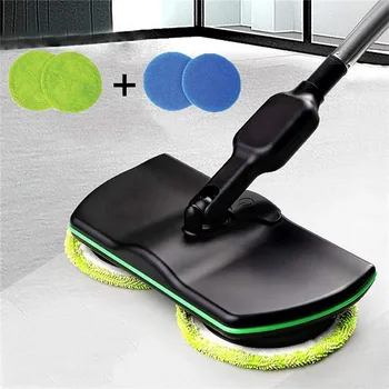 

Rechargeable 360 degree Rotation Cordless Floor Cleaner Scrubber Polisher Electric Rotary Microfiber Mop Cleaning Mop for Home