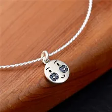 Подвеска в Корейском стиле, Стерлинговое Серебро 925 пробы, 925 ювелирные изделия, женский бутик, подарок, серебро 925, браслет, модное ювелирное изделие