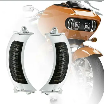 

Motorcycle LED blinker Side Marker lamp light for Harley Touring Road Glide FLTRX 2014-2019