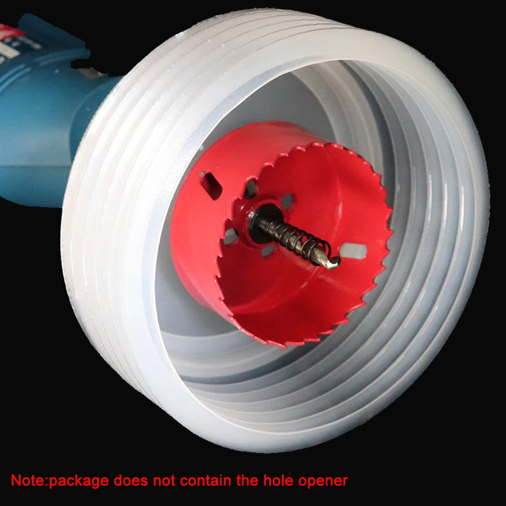 

1Pc Horseshoe Speaker Hole Opener Dust Cover Electrician Protection Cover Bimetallic Drill Bit Attachment Accessories