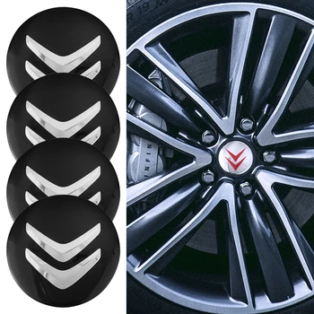 

4Pcs Car Wheel Center Hub Caps Emblem Stickers Accessories For Citroen Xsara Berlingo Celysee Vts C1 C3 C4 C5 C6 Picasso Saxo