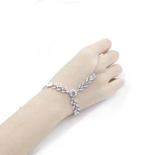 Модные ювелирные изделия женский браслет высокого качества Кристалл Индийский стиль цепочка на палец vohe уникальное Элегантное свадебное платье в классическом стиле