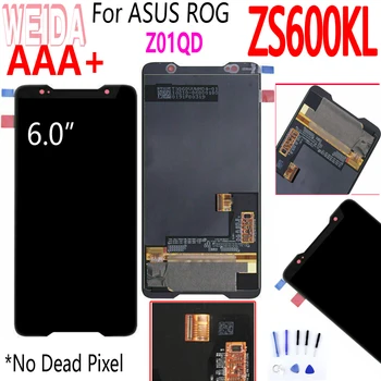

Weida Original 6.0" For ASUS ROG Phone ZS600KL Z01QD LCD Display Screen Touch Digitizer Assembly For ASUS ZS600KL LCD Screen