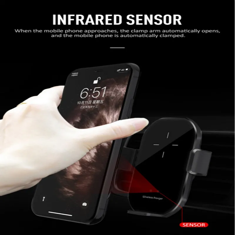 A7 модернизированное автоматическое зажимное автомобильное беспроводное