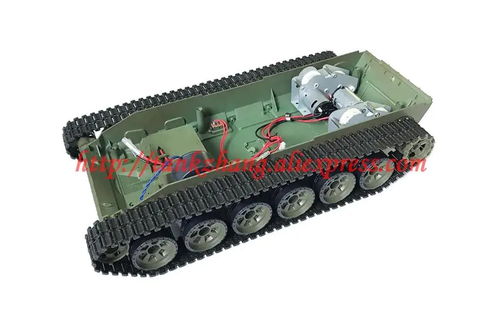 HENGLONG 3939-1 RC Танк русский T72/T-72 1/16 запасные части No. Пластик chassic/колеса/Гусеница-6,0 версия - Цвет: with caterpillar